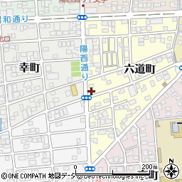 栃木県宇都宮市六道町10-17周辺の地図