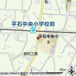 平石小学校前周辺の地図