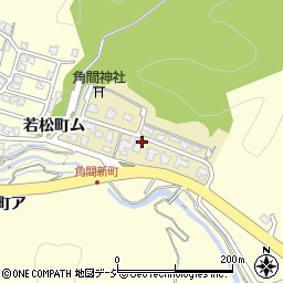 石川県金沢市角間新町周辺の地図