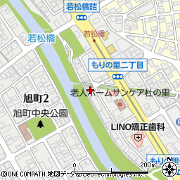 石川県金沢市もりの里2丁目158周辺の地図