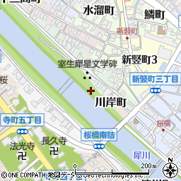 石川県金沢市中川除町周辺の地図