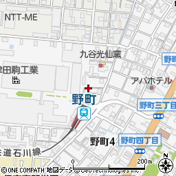 石川県金沢市野町5丁目4-7周辺の地図