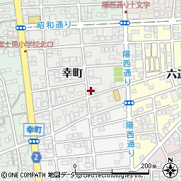 栃木県宇都宮市幸町7-18周辺の地図