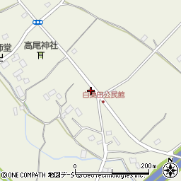 白桑田公民館周辺の地図