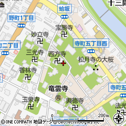 ペット愛葬社金沢寺町動物霊苑周辺の地図