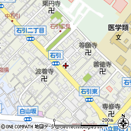 北陸銀行賢坂辻支店周辺の地図