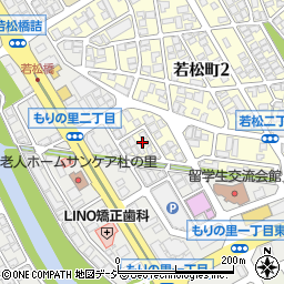 石川県金沢市若松町南周辺の地図