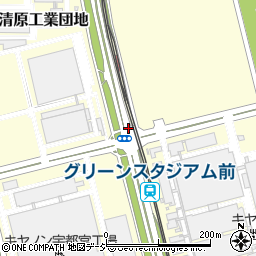 グリーンスタジアム前駅周辺の地図