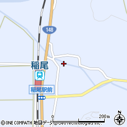 長野県大町市平稲尾11697周辺の地図