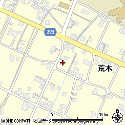 富山県南砺市荒木733周辺の地図