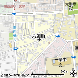 栃木県宇都宮市六道町9-18周辺の地図