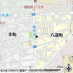 栃木県宇都宮市六道町3-4周辺の地図