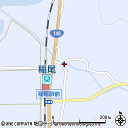 長野県大町市平稲尾11695周辺の地図