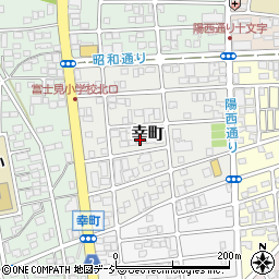 栃木県宇都宮市幸町8周辺の地図