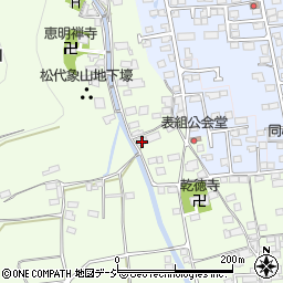 長野県長野市松代町西条4341周辺の地図