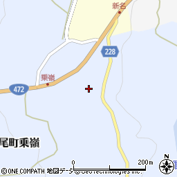 富山県富山市八尾町乗嶺602周辺の地図