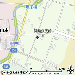 富山県南砺市開発85-2周辺の地図