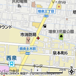 はなまるうどん金沢泉本町店周辺の地図