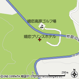 嬬恋プリンスホテル周辺の地図