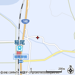 長野県大町市平稲尾11896周辺の地図