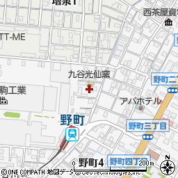 石川県金沢市野町5丁目3周辺の地図