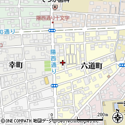 栃木県宇都宮市六道町3-15周辺の地図
