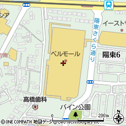 リンガーハット宇都宮ベルモール店周辺の地図