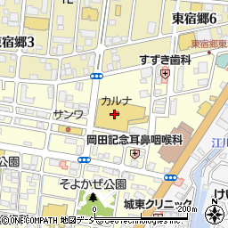 マツモトキヨシカルナ宇都宮駅東店周辺の地図