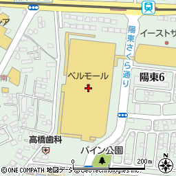 スポーツデポベルモール宇都宮店周辺の地図