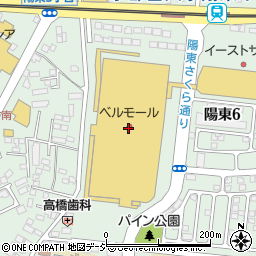 ゴルフ５ベルモール宇都宮店周辺の地図