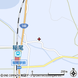 長野県大町市平稲尾11892周辺の地図