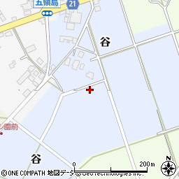 富山県南砺市谷31周辺の地図