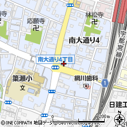 ホテルサン・ロイヤル宇都宮地下駐車場周辺の地図