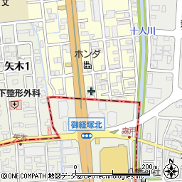 コマニー株式会社　金沢営業所周辺の地図
