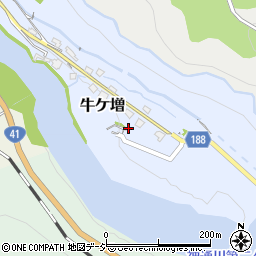 富山県富山市牛ケ増周辺の地図