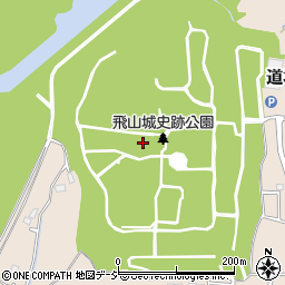 飛山城跡周辺の地図