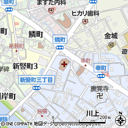 石川県庁　金沢県税事務所周辺の地図