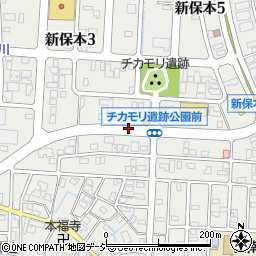 石川県金沢市新保本周辺の地図