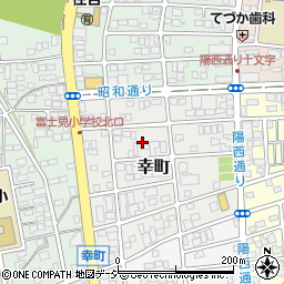 栃木県宇都宮市幸町5周辺の地図