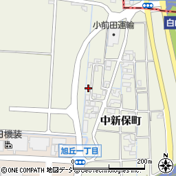 石川県白山市中新保町23周辺の地図