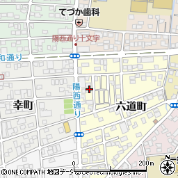 栃木県宇都宮市六道町3-7周辺の地図