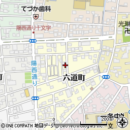 栃木県宇都宮市六道町7周辺の地図
