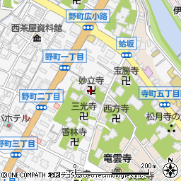 妙立寺周辺の地図