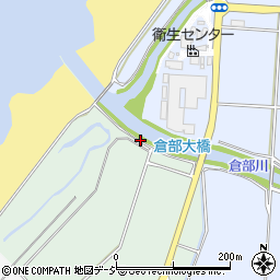 倉部大橋周辺の地図