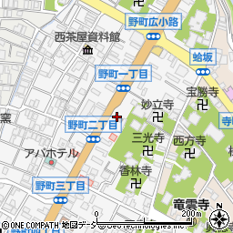 金沢野町郵便局周辺の地図