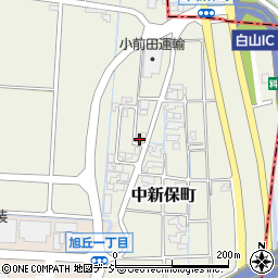 石川県白山市中新保町62周辺の地図
