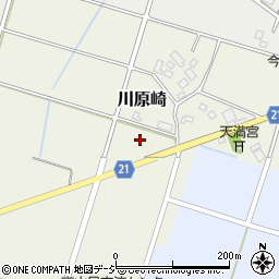 富山県南砺市川原崎周辺の地図