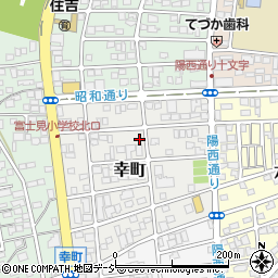 栃木県宇都宮市幸町5-8周辺の地図