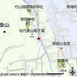 長野県長野市松代町西条477周辺の地図
