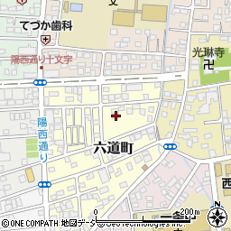 栃木県宇都宮市六道町8-2周辺の地図